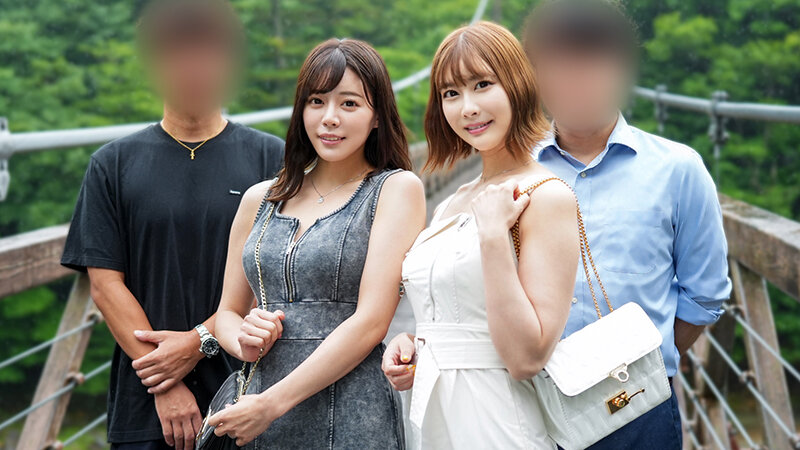 【貸し切り温泉ヤリまくり】ヘンタイ旦那の性癖でNTR夫婦交●→くんずほぐれつ4P乱交 スレンダー美巨乳W妻絶倫中出しパーティ││ハイビジョン│h_1472hmdnv00773