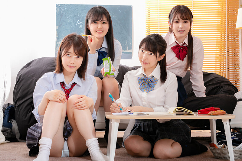 hhhvr00011│【VR】めちゃエロ制服美少女がボクのチ○ポを奪い合い！？女子○生ハーレムで挿れ放題スペシャルVR1014分BEST││騎乗位│HHHベストの画像