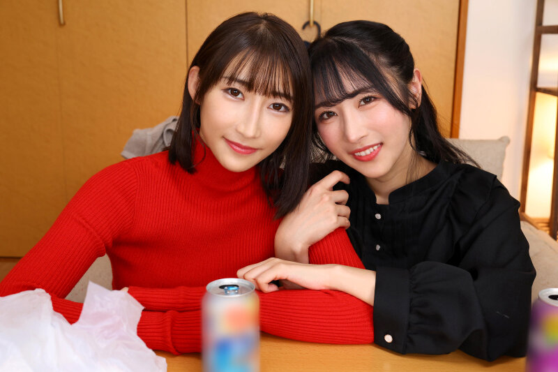 urvrsp00540│【VR】【8K】10年付き合った元カノが連れてきた相手は、美人な彼女！？ 男一人に美女2人のハーレム3Pで、中出しされたザーメンをごっくんレズプレイ。雪代美鳳・小野坂ゆいか│雪代美鳳・小野坂ゆいか│クンニ│unfinished VRの画像